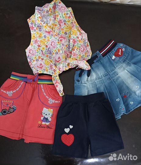 Пакет вещей для девочки 3-4 года