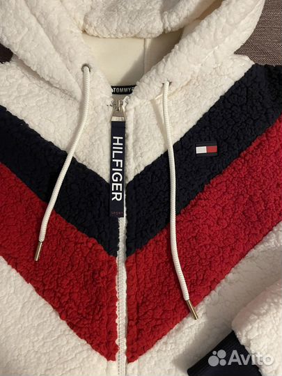 Куртка толстовка шубка Tommy Hilfiger xs оригинал