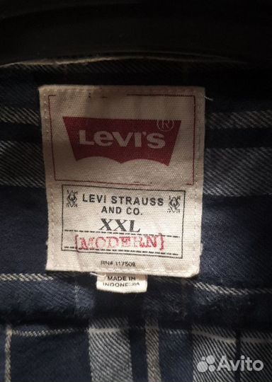 Рубашка мужская Levi's xxl