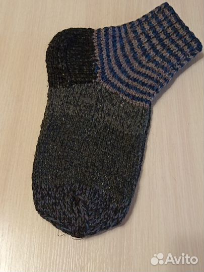Носки шерстяные вязаные мужские