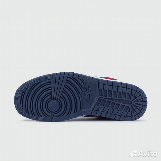 Кроссовки Nike Air Jordan 1 Low Blue / White / Red