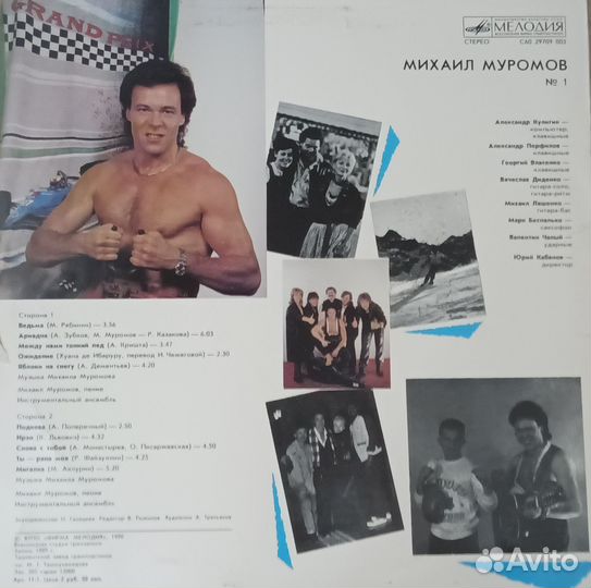 Виниловые пластинки СССР Добрынин Муромов Танич
