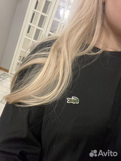 Лонгслив Lacoste черный S оригинал