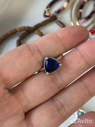 Кольцо серебро