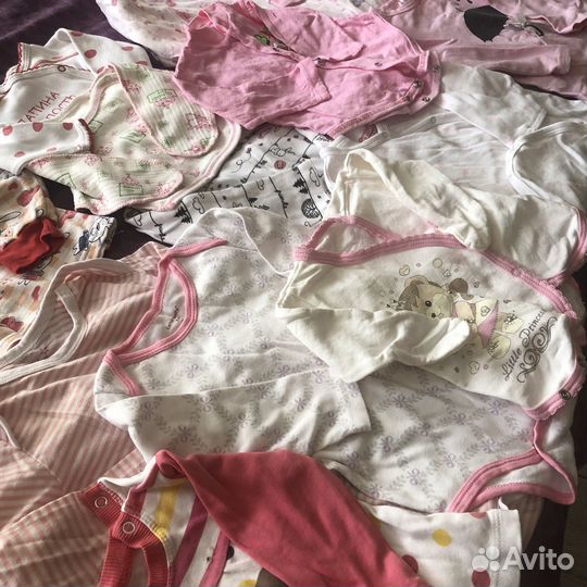 Вещи пакетом для девочки 0-1,5года