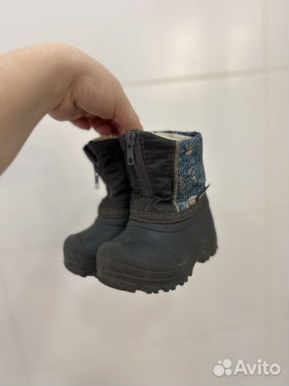Резиновые сапоги с утеплителем