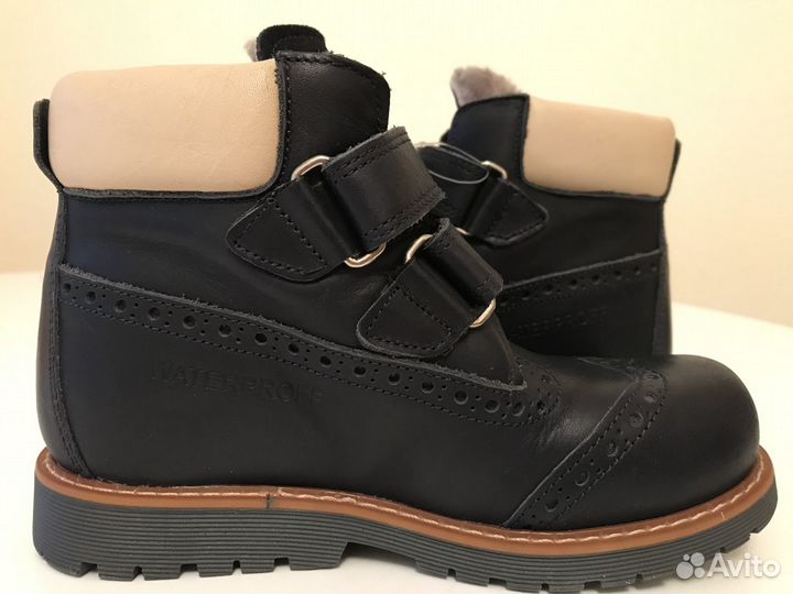 Зимние ботинки натуральная кожа новые