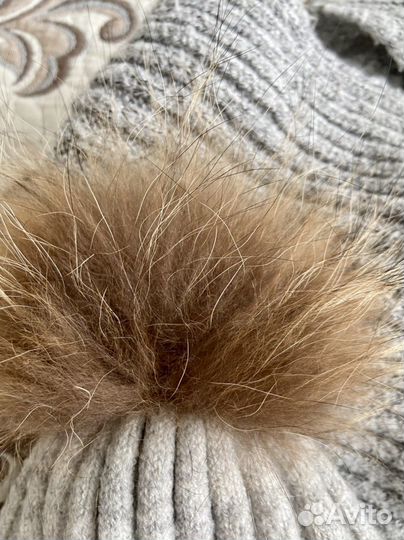 Шапка зимняя и снут для девочек