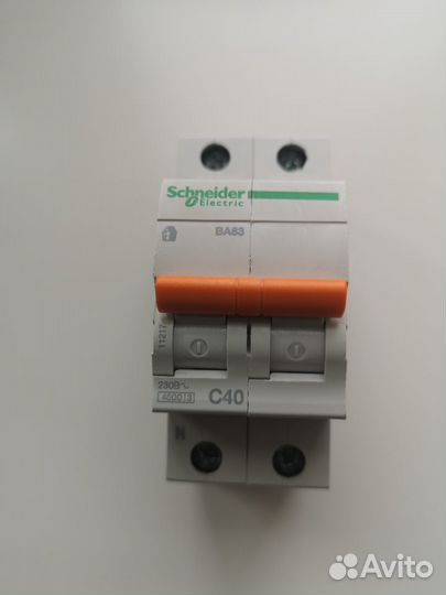 Автомат Schnider Electric BA63 40A (11217)