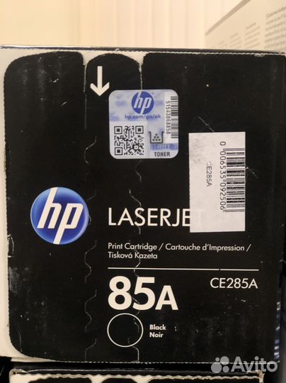 Картридж HP LaserJet 85A(CE285A) black noir