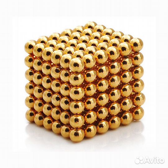 Неокуб (золотой) 5мм 216 шариков