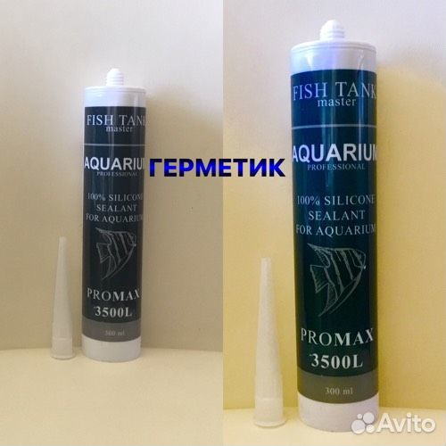 Герметик fish tank master Promax 3500 чёрный прозр