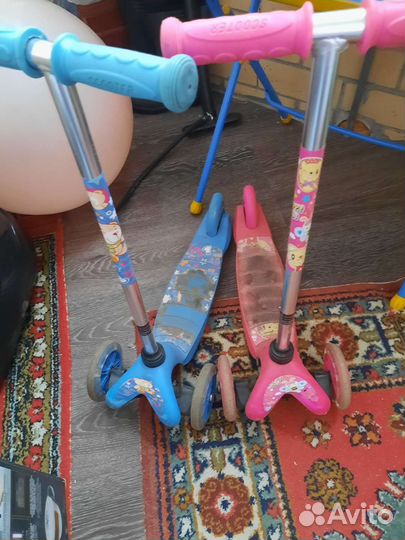 Самокат детский трехколесный бу