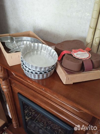 Формы для выпечки. Черепаха, Мишка и для кексов