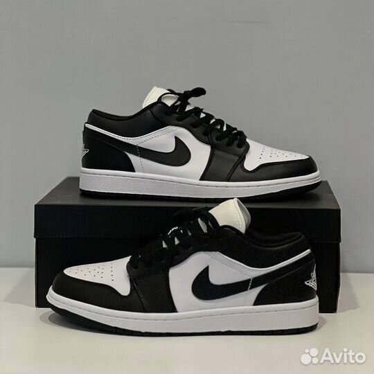 Кроссовки Nike Air Jordan 1 Low Panda/Purple/Grey