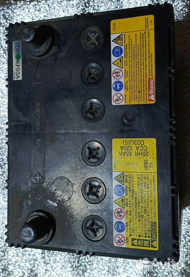 Аккумулятор автомобильный 65 ah