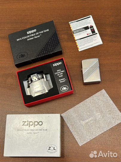 Зажигалка Zippo Armor Facet Multi Cut 360