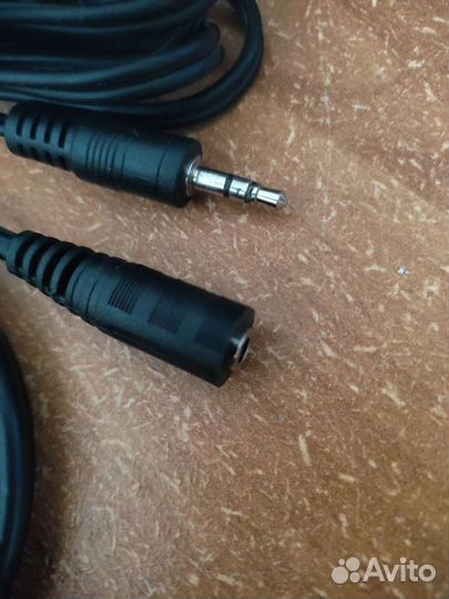 Аудио кабель jack 3,5 mm, удлинитель