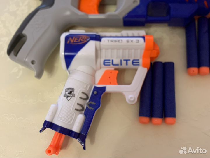 Nerf Aвтоматы с пульками и батарейками Оригинал