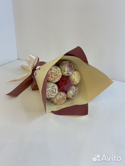 Букет - 7 Пионов из Бельгийского шоколада