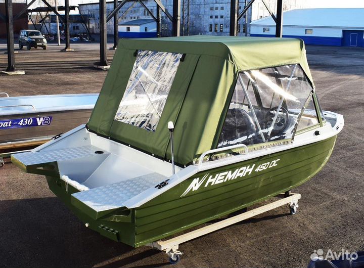 Новый алюминиевый катер Неман 450 DC New в наличии