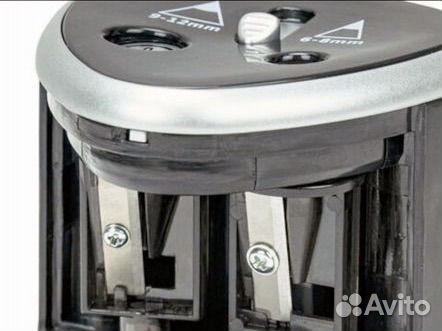Электрическая точилка для карандашей с 2 дырками