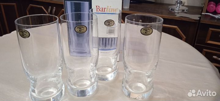 Набор бокалов Чехия, времен СССР