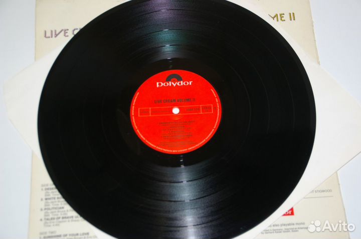 Пластинка Cream Live Volume II Germany 1972