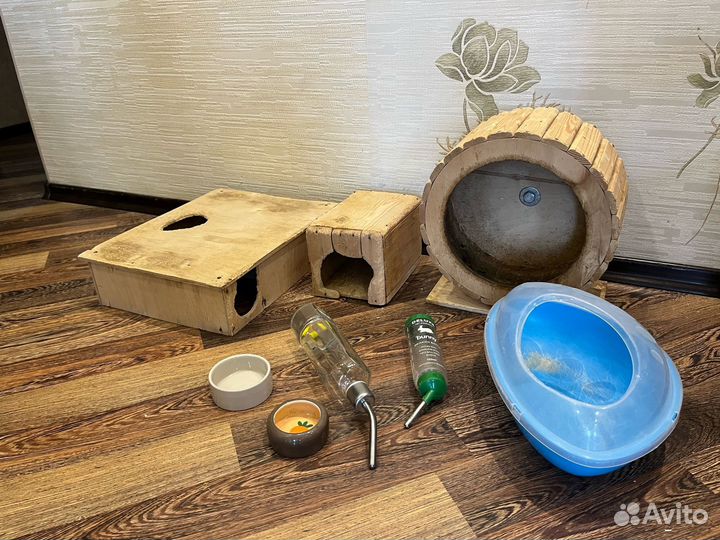 Вольер для грызунов с аксессуарами