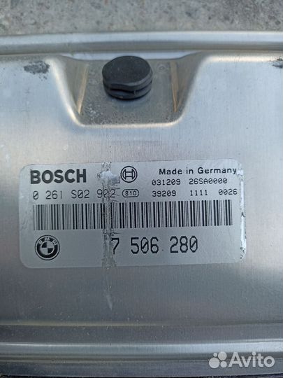 BMW E65 электронный блок управления впрыском