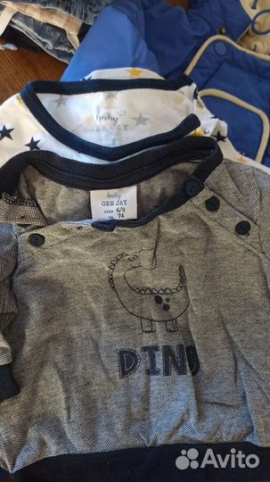 Коробка вещей на мальчика 68-74