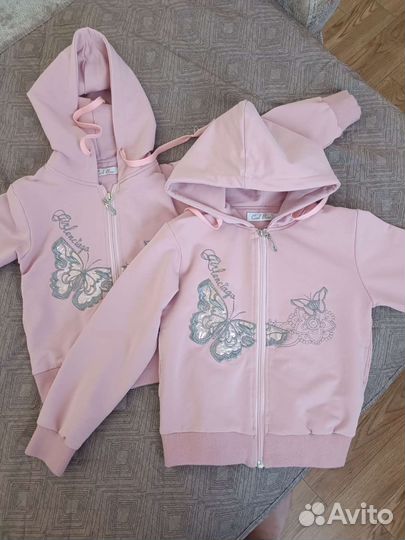 Кофта для девочки (для двойни) 4,5