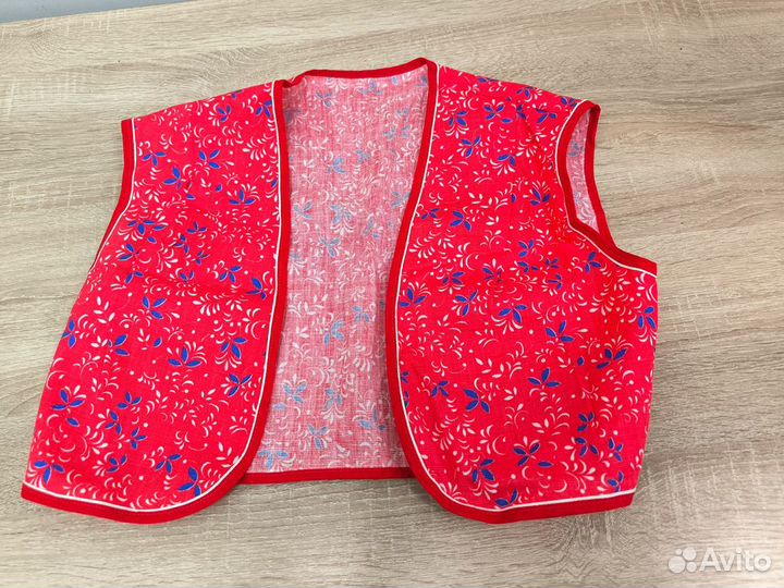 Сарафан с жилетом СССР, новый