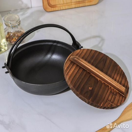 Котелок чугунный «Восточная ночь», 1 л, с крышкой