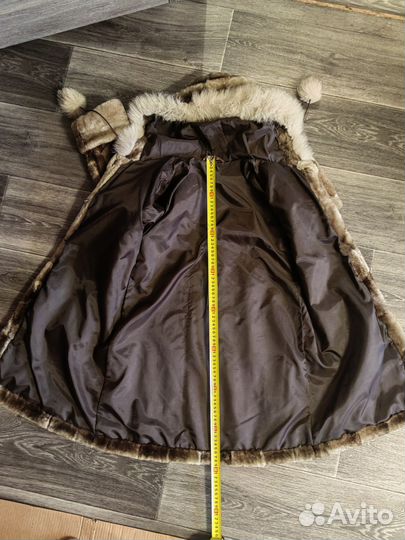 Шуба для девочки цигейка