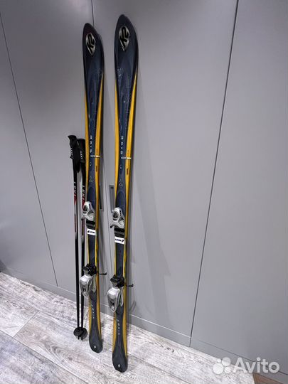 Горные лыжи K2 Axis 181 см с палками Leki