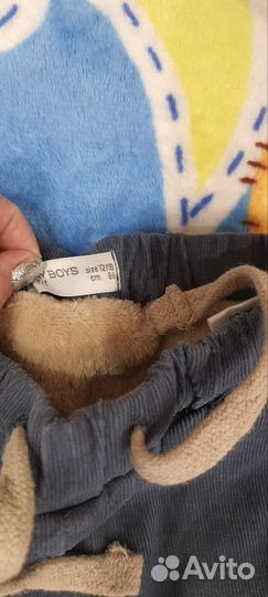 Утепленные брюки детские
