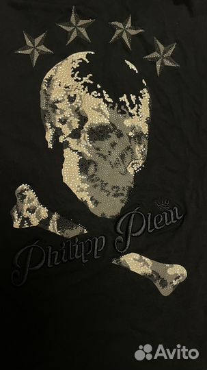 Поло philipp plein черный
