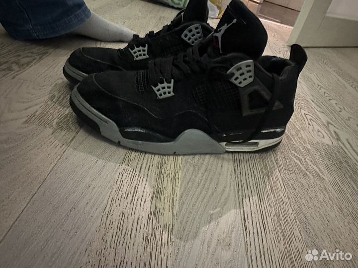 Jordan 4 black canvas