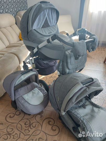 Коляска 3 в 1 bebe mobile
