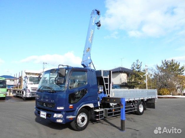 Бортовой грузовик Mitsubishi Fuso Fighter с КМУ Tadano, 2013