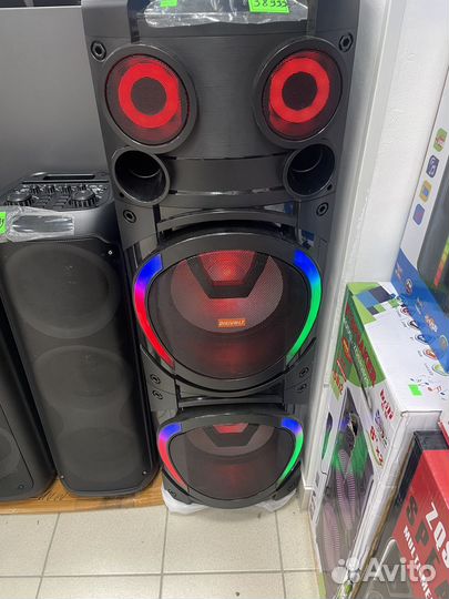 Блютуз колонка с караоке