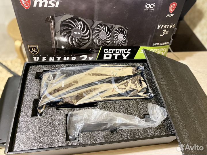 Видеокарта MSI geforce rtx 3090