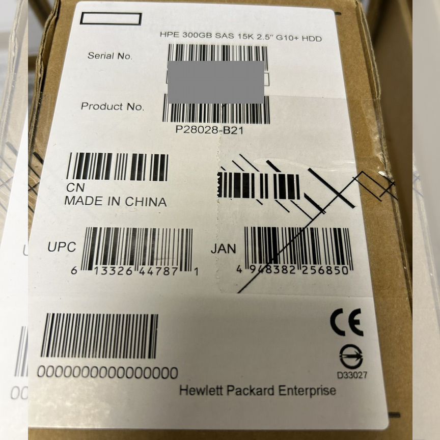 [GEN10] Жесткий Диск Hp+ 300gb P28028-B21 P30561-001