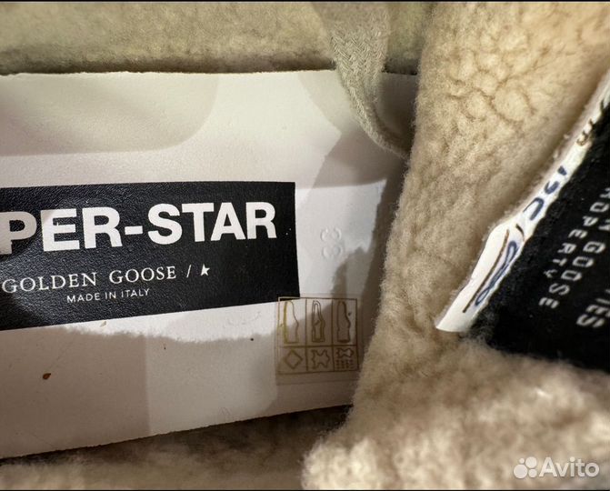 Кеды Golden goose superstar женские 38 с мехом