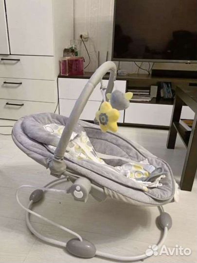 Детские электронные качели 2в1