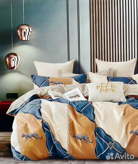 Постельное белье евро сатин хлопок новое