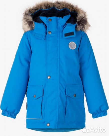 Парка зимняя Kerry, размер 134,цвет голубой