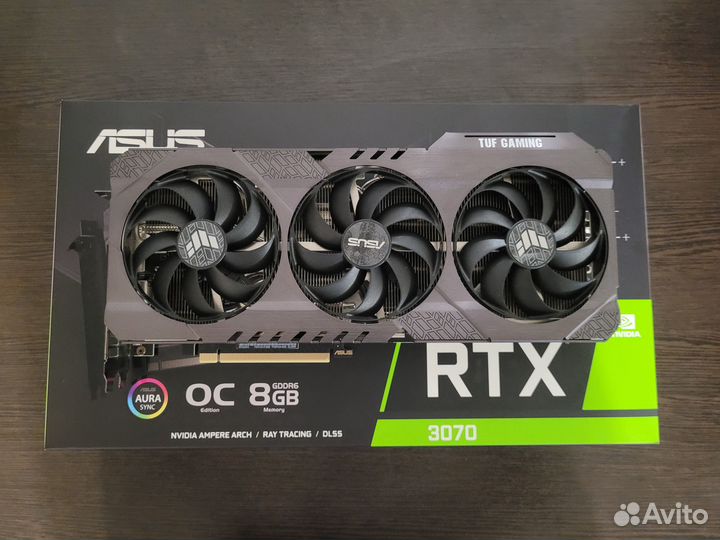 Видеокарта Asus GeForce RTX 3070 TUF Gaming OC