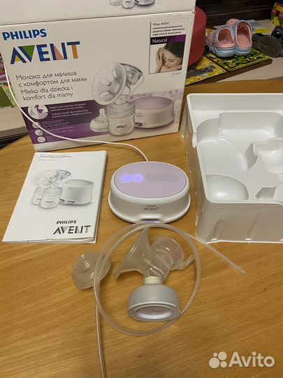 Молокоотсос электрический avent плюс ручной